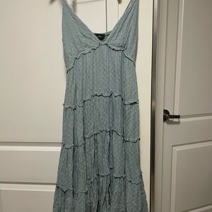 Elegant Gray Women's Dress